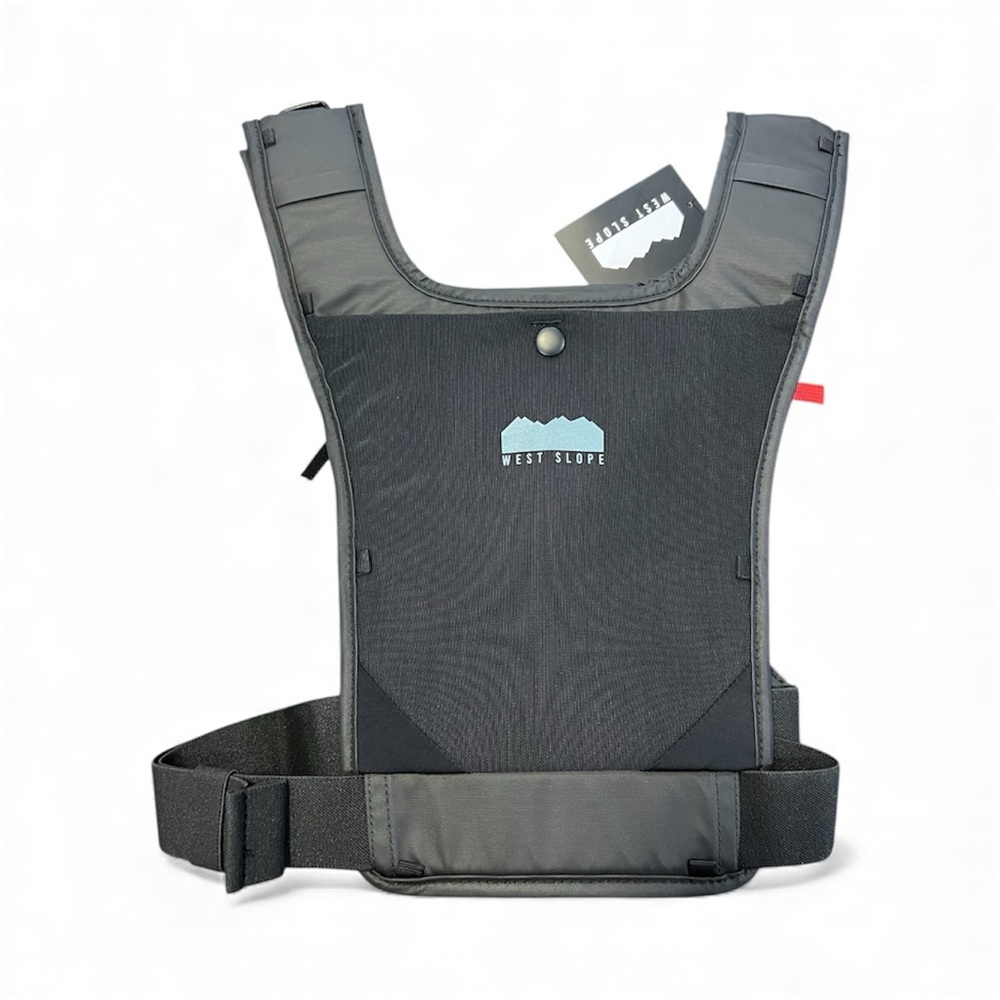 West Slope PRO-180 Slim Chest Pack in Black - Picture 2 of 2